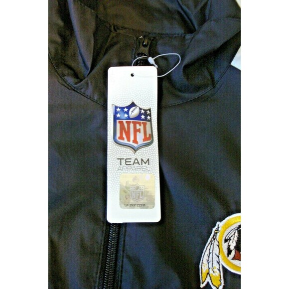 Washington Redskins NWT NFL Reebok Windbreaker Full Zip Sewn Mens Size L - Picture 5 of 7